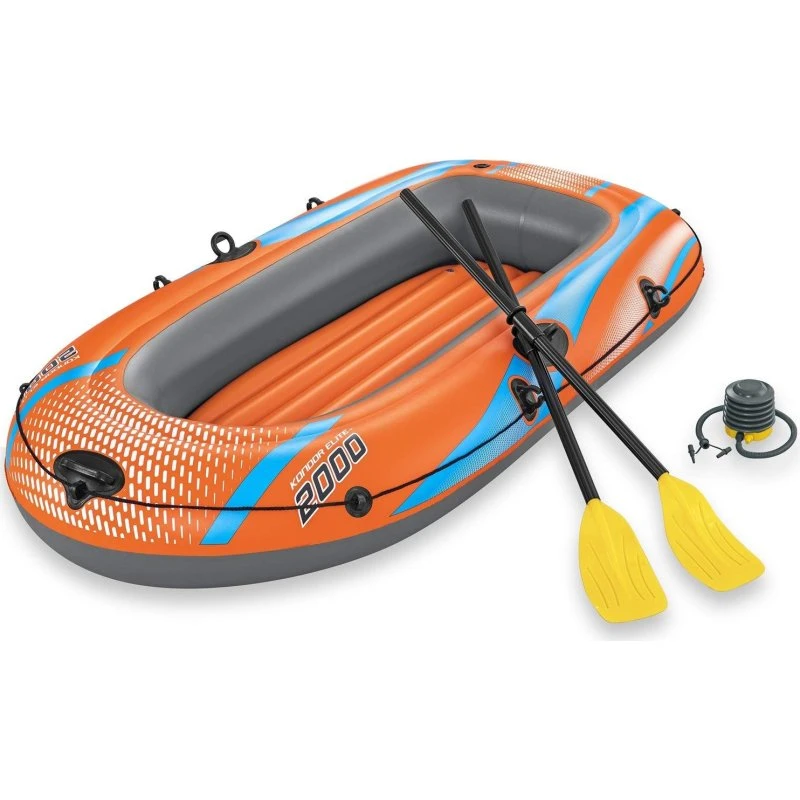 Bestway Kondor Elite 2000 1,96x1,06m Orange Oppustelig Gummibåd