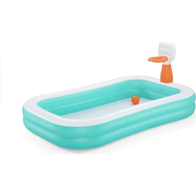 Bestway Dunk n' Splash Familjepool 251 x 168 x 102 cm