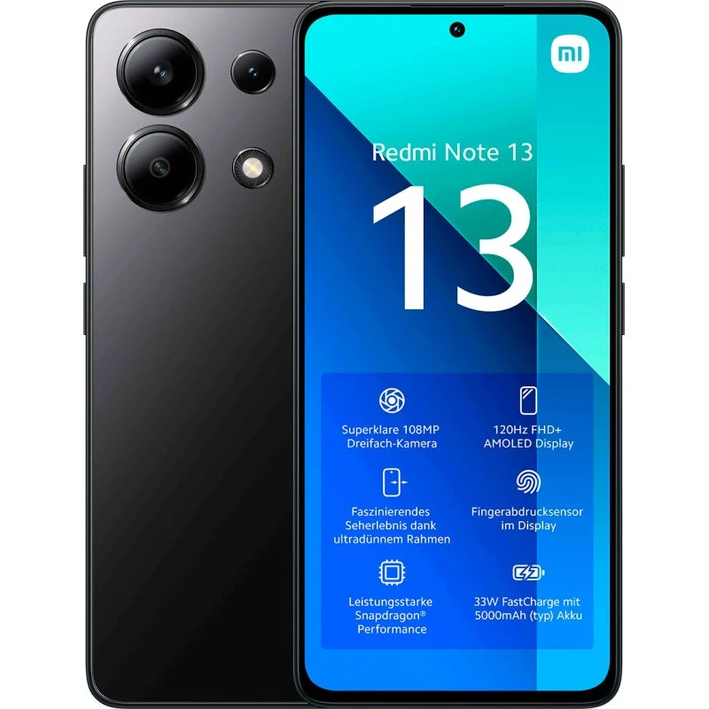 Xiaomi Redmi Note 13 6/128GB Midnight Black