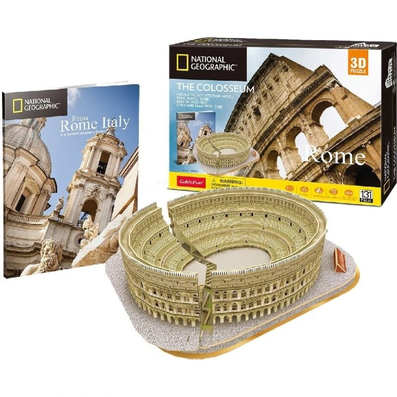 Cubic Fun National Geographic 3D-Puslespil Colosseum Rom 131 brikker