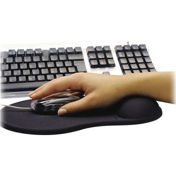 Sandberg Gel Mousepad med Håndledsstøtte - Sort