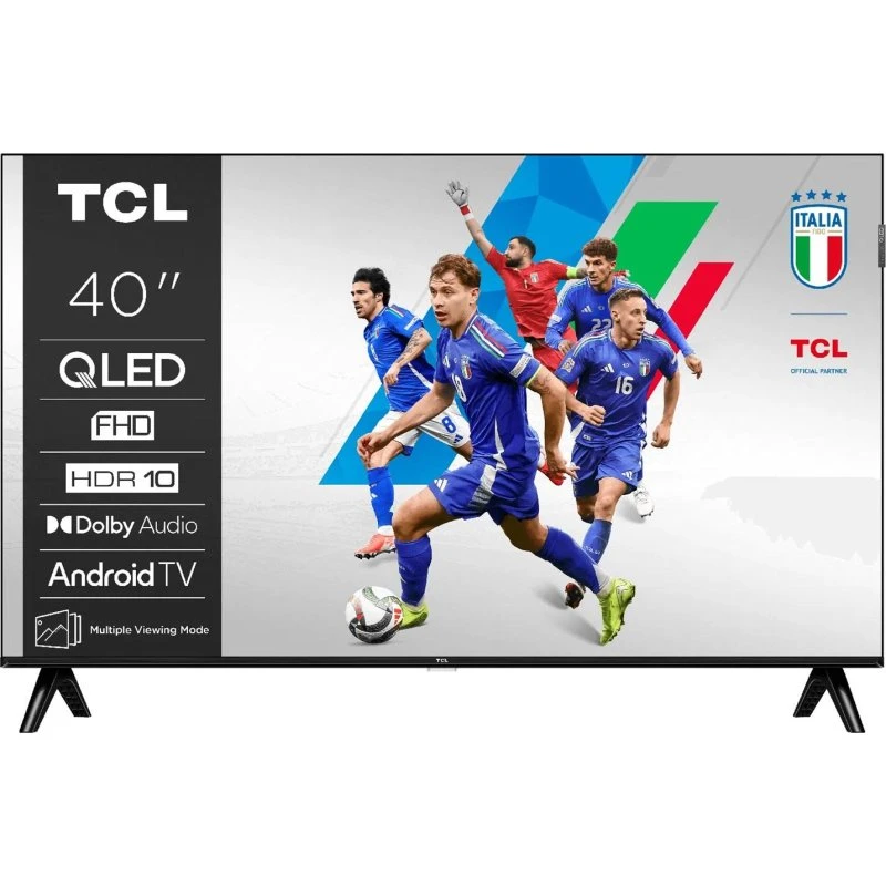 TCL 40V5C 40" QLED Full HD Android TV Sort