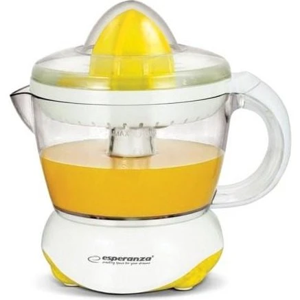 Esperanza EKJ001Y Elektrisk Citruspresser 0,7 l Hvid/Gul