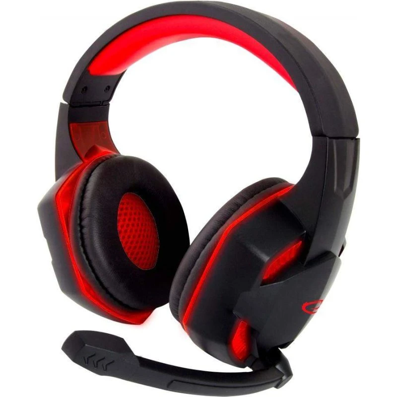 Esperanza Blackbird Gaming Headset med LED, Sort