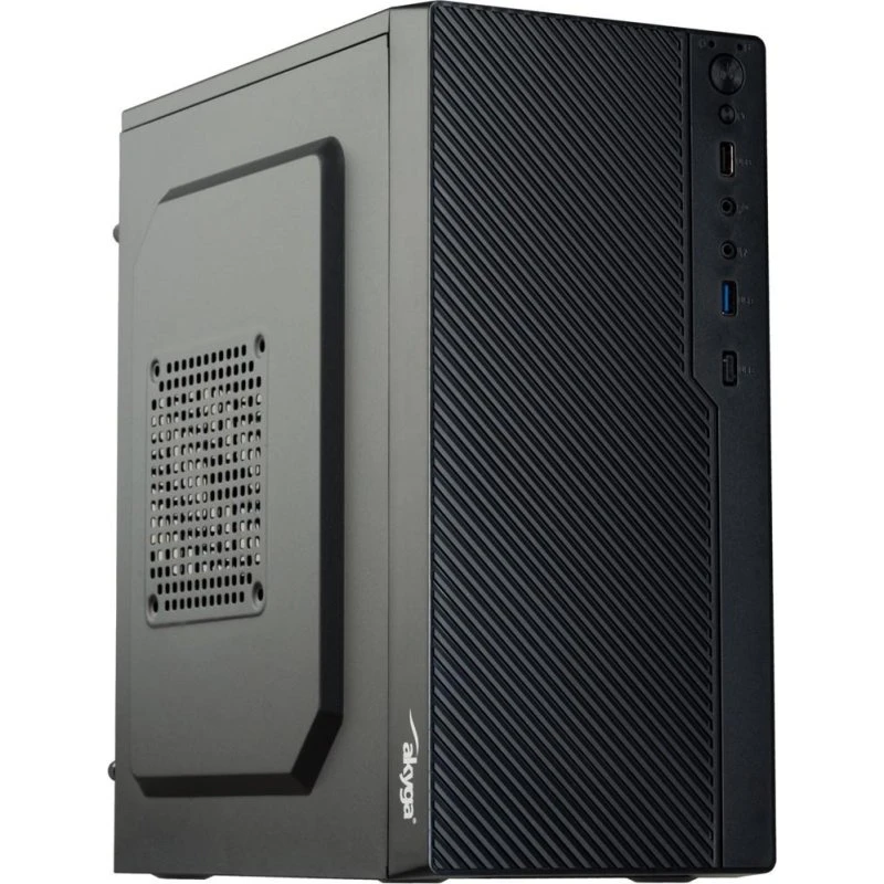 Akyga AK36BK Micro Tower PC-kabinet, sort
