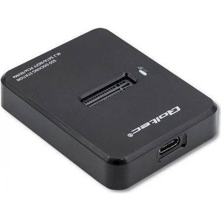 Qoltec 50313 M.2 SSD-kabinet USB-C, sort