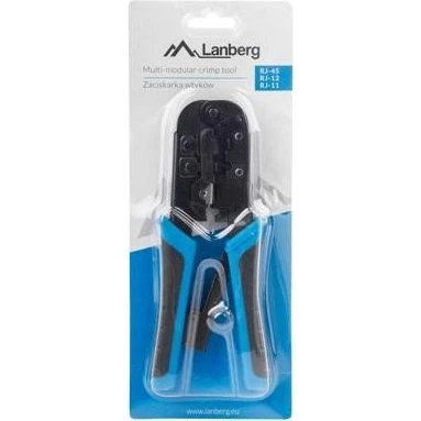 Lanberg Crimptang NT-0201, sort/blå, til RJ45/RJ11/RJ12