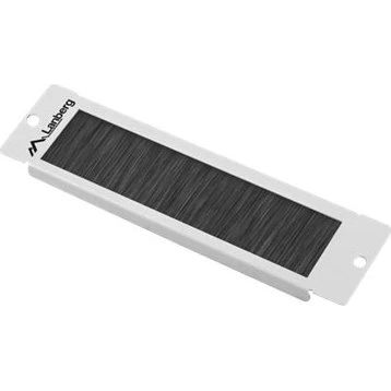 Lanberg Rack kabelindgangspanel 1U med børste, grå (10")