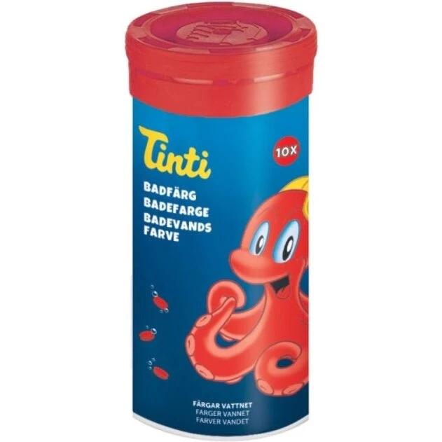 Tinti Badevandsfarver, Rød 10 tabletter