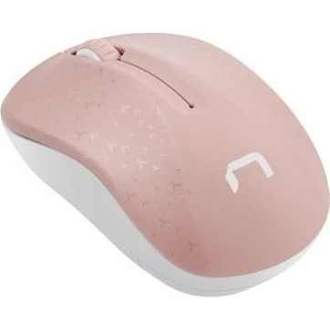 Natec Toucan Trådløs Mus 1600 DPI Pink/Hvid