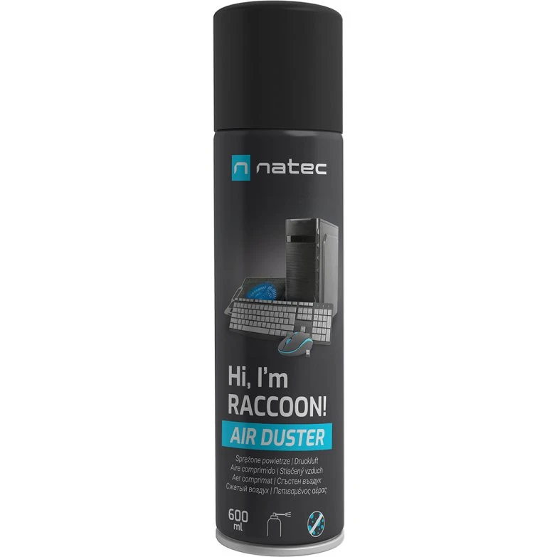 Natec Raccoon Trykluft 600 ml