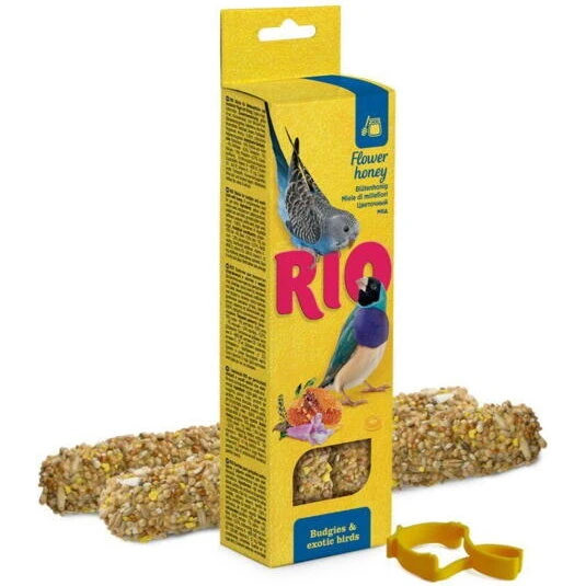 RIO Sticks tropisk frugt til undulater & eksotiske fugle 2x40 g