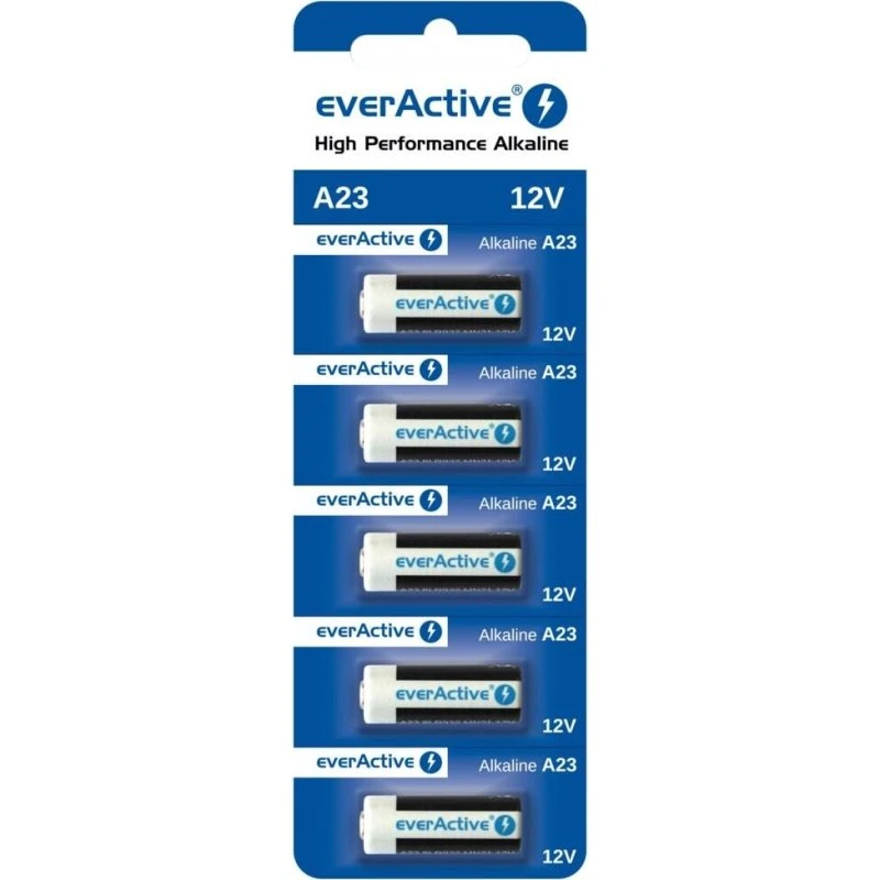 everActive A23 12V Alkaline Batterier 5 stk.