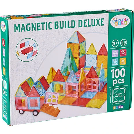 Constructor Kids magnetisk byggesæt, 100 dele