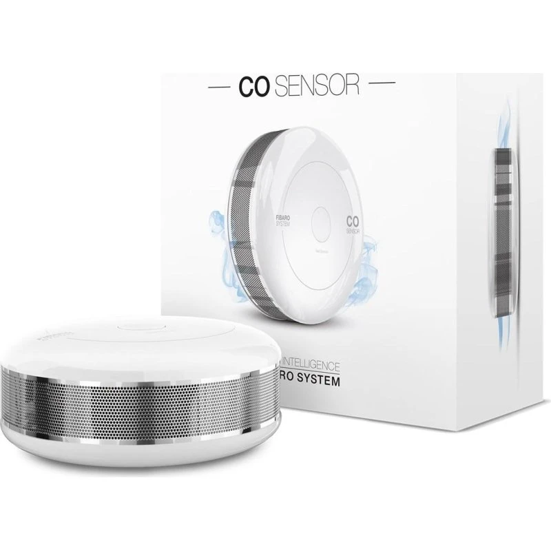 Fibaro FGCD-001 CO-sensor trådløs hvid/sølv