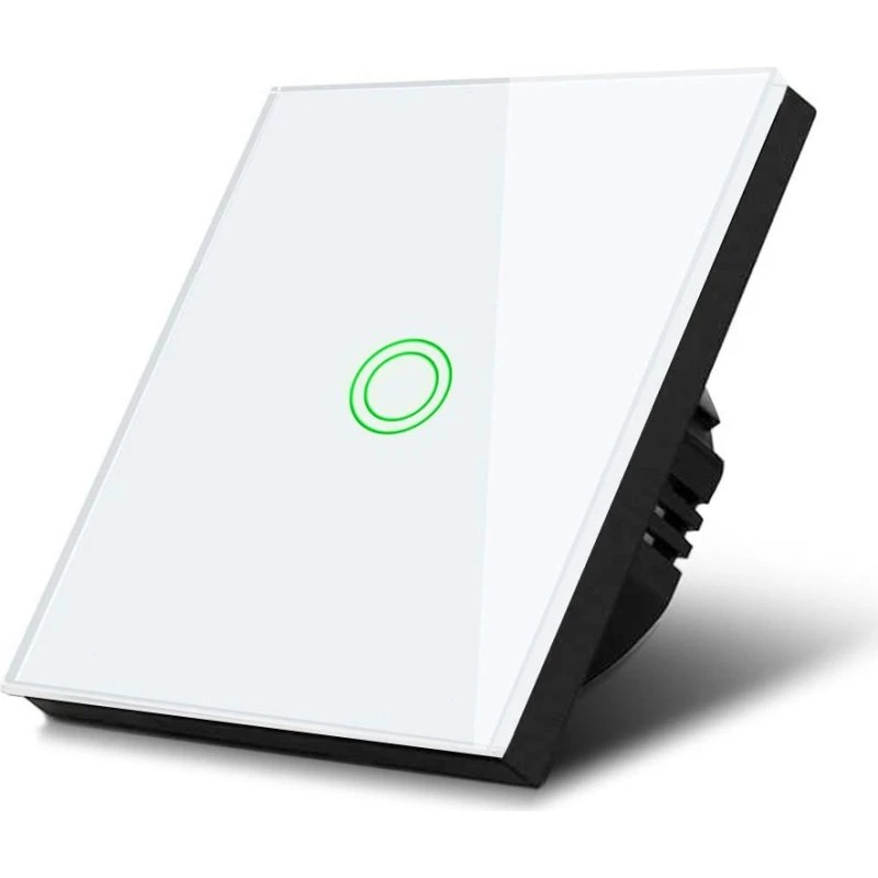 Maclean MCE702W Touch-lyskontakt, hvid, hærdet glas