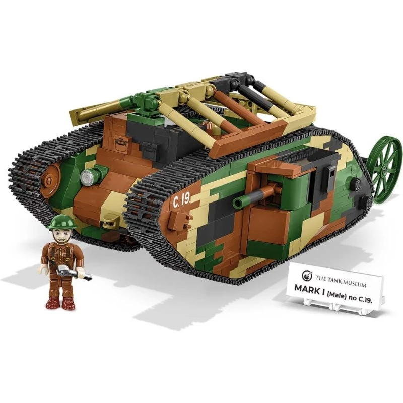 COBI Great War Mark I Tank Byggesæt, 878 dele, 1:35