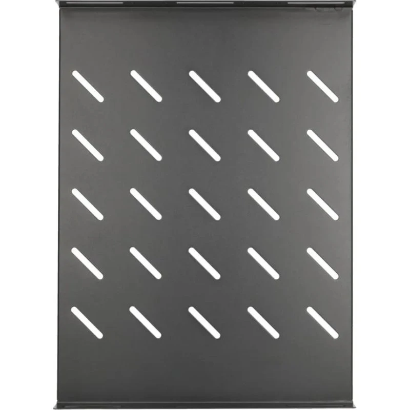 Extralink Rackhylde 19" 600 mm dyb Sort