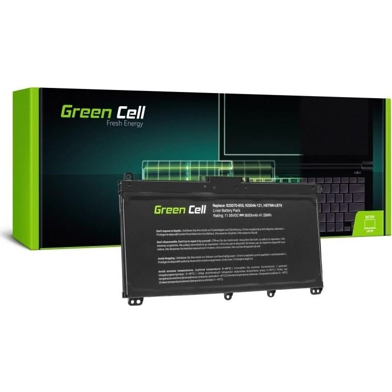 Green Cell HP145 Batteri 11,55 V, 3600 mAh