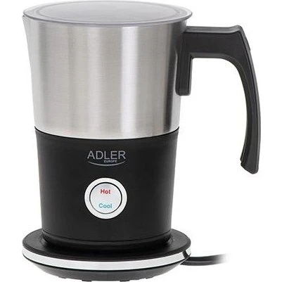 Adler AD 4497 Mælkeskummer, Sort, 600W