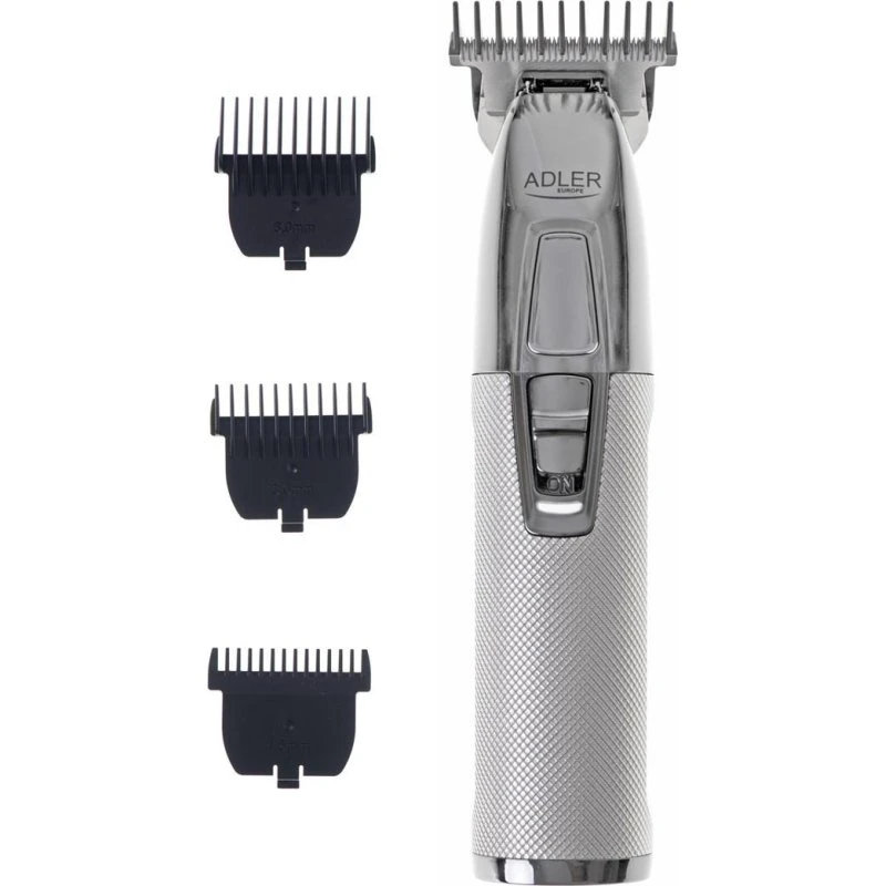 Adler AD 2836S Sølv Ledningsfri Hårtrimmer 0,96 mm