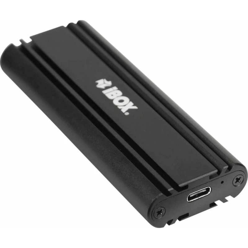iBox HD-07 M.2 NVMe SSD-kabinet, sort, 10 Gbit/s