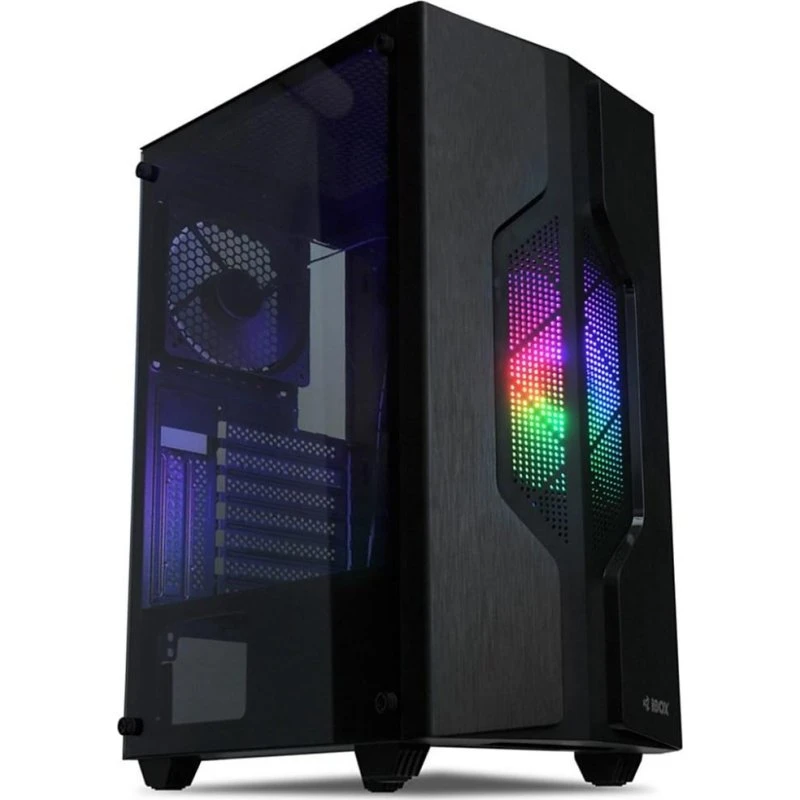 iBox CETUS 908 Midi Tower PC-kabinet, sort