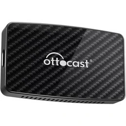 Ottocast CA400-S 4-i-1 Trådløs CarPlay/Android Auto Adapter, sort
