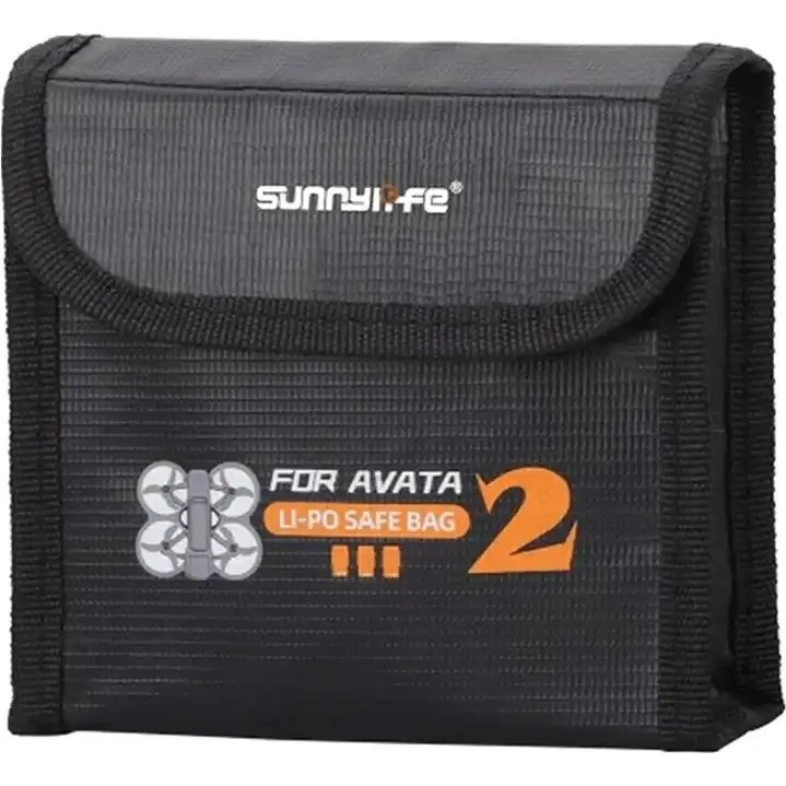 Sunnylife Batteritaske til DJI Avata 2 (3 batterier, sort)