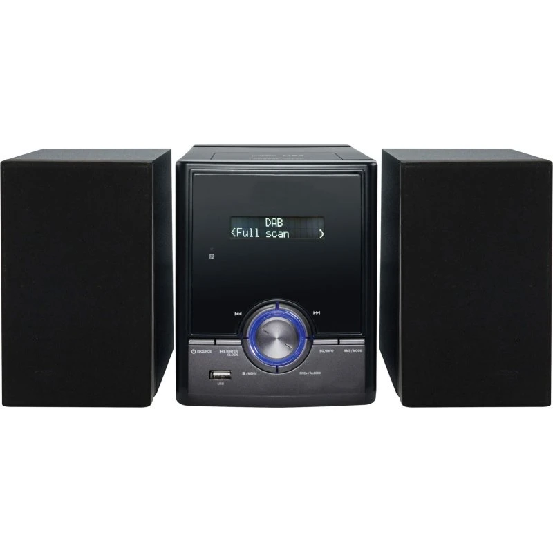 Denver MDA-285 - Bluetooth DAB/FM/CD Musikanlæg, Sort