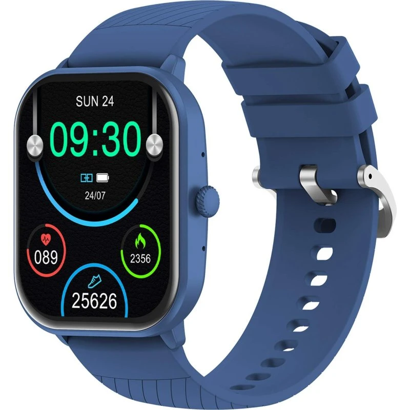 Denver SWC-187BU Smartwatch, Blå, 2,04" AMOLED