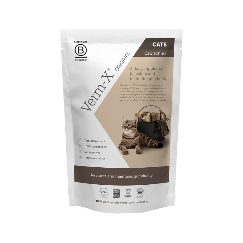 Verm-X kattesnacks 100% naturlige urter