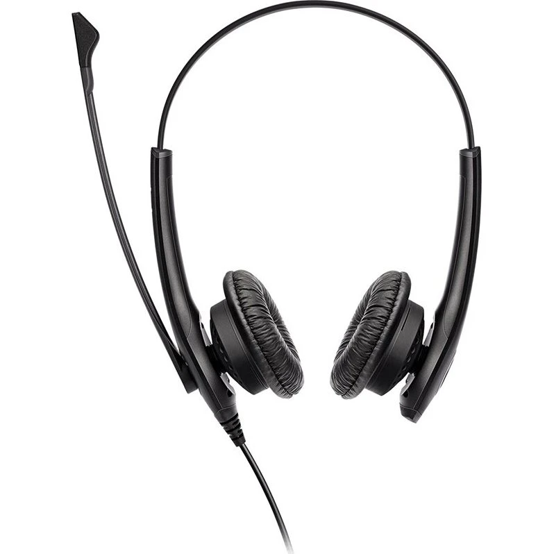 Jabra BIZ 1100 USB Duo Høretelefoner Sort