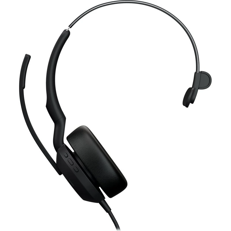 Jabra Evolve2 50 UC Mono USB-C Høretelefoner Sort