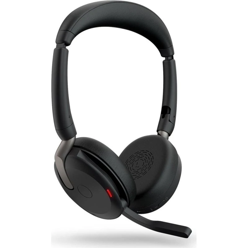 Jabra Evolve2 65 Flex UC Trådløs Høretelefoner Sort med Trådløs Opladning