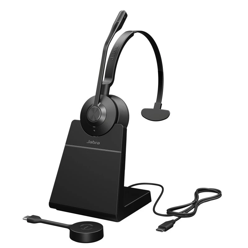 Jabra Engage 55 SE Mono Trådløs Høretelefon Sort