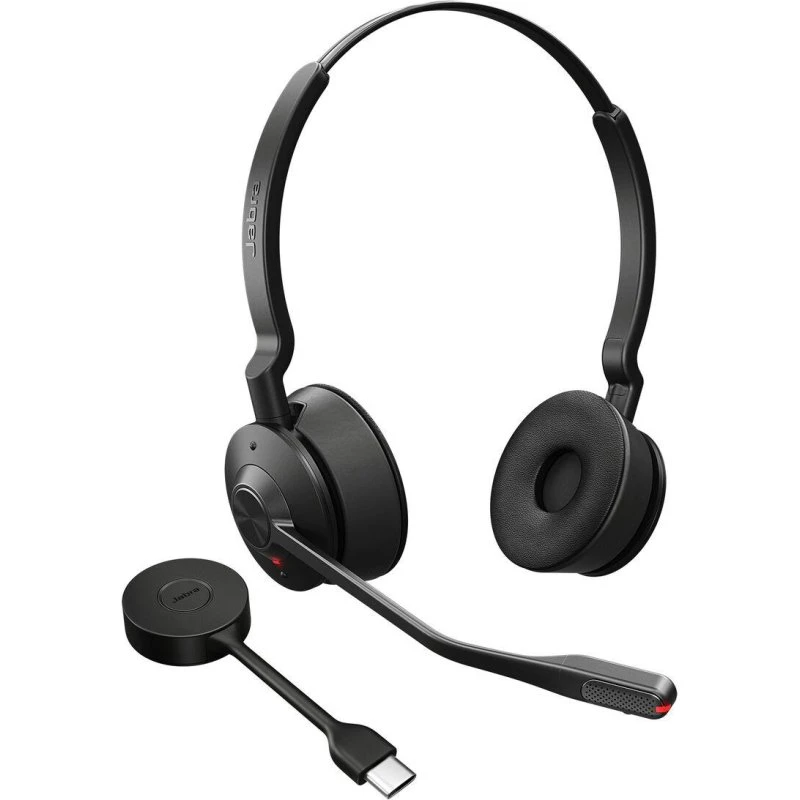 GN Audio 9655-435-111 Trådløse Hovedtelefoner med Mikrofon, Sort