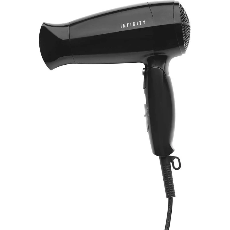 Melissa Infinity Hårtørrer 1600W, Foldbart Håndtag, Sort