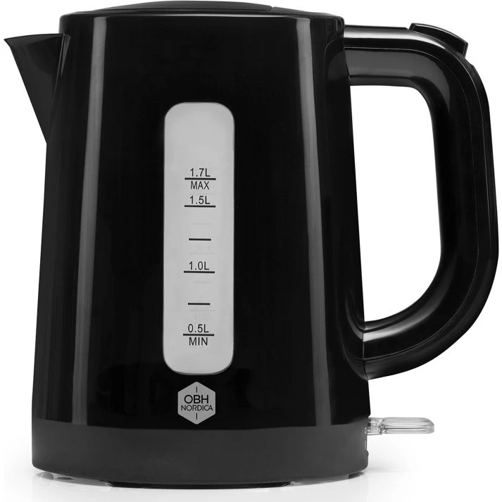 OBH Nordica Daybreak Elkedel 1,7 L, Sort, 2200 W