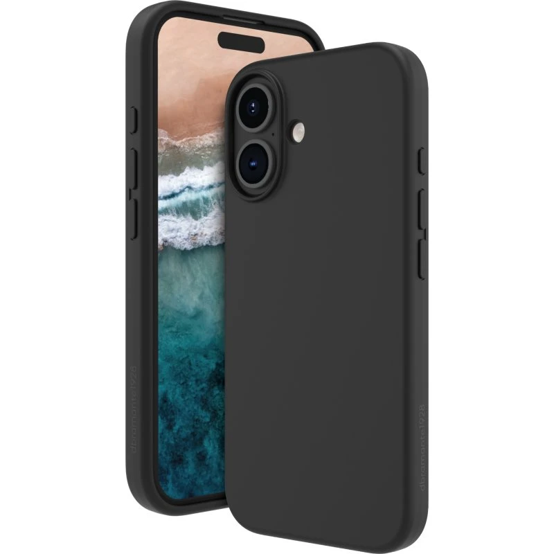 Dbramante1928 Monaco Cover til iPhone 16 Plus, Sort (MagSafe)