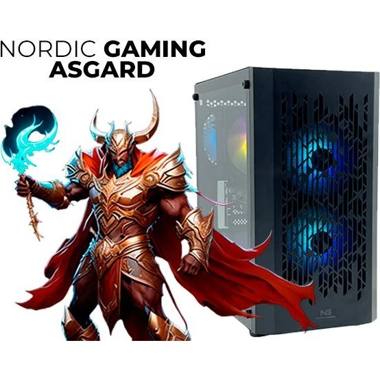 Nordic Gaming Asgard Balder V2 Gaming PC - Ryzen 5, 8GB, Radeon 740M, 500GB