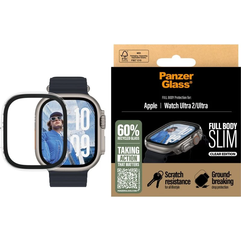 PanzerGlass Snappie Full Body Slim Transparent for Apple Watch Ultra 2