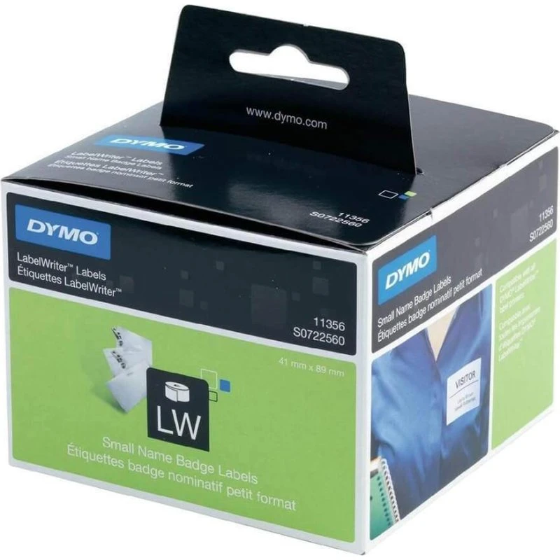 DYMO LabelWriter hvide navneskilte, 89x41 mm, 300 stk. (1 rulle)