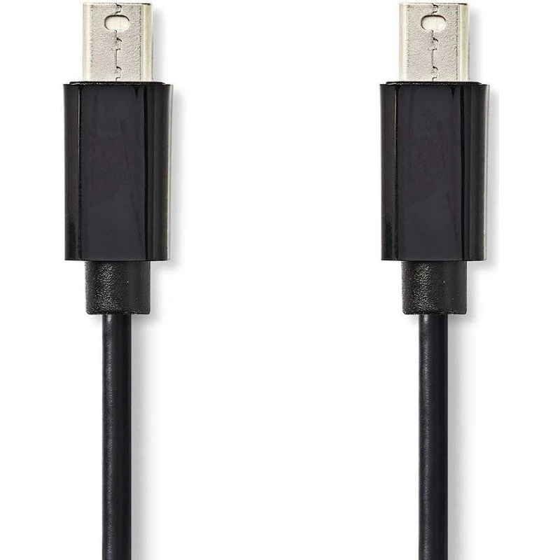 Nedis Mini DisplayPort-kabel 1 m, nikkelpladeret, sort