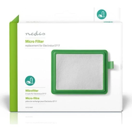 Nedis VCFI210MIF Mikrofilter til Electrolux/Tornado/Volta, Grøn