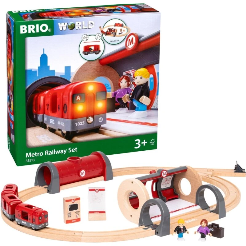BRIO 33513 Metro Togbane (20 dele)