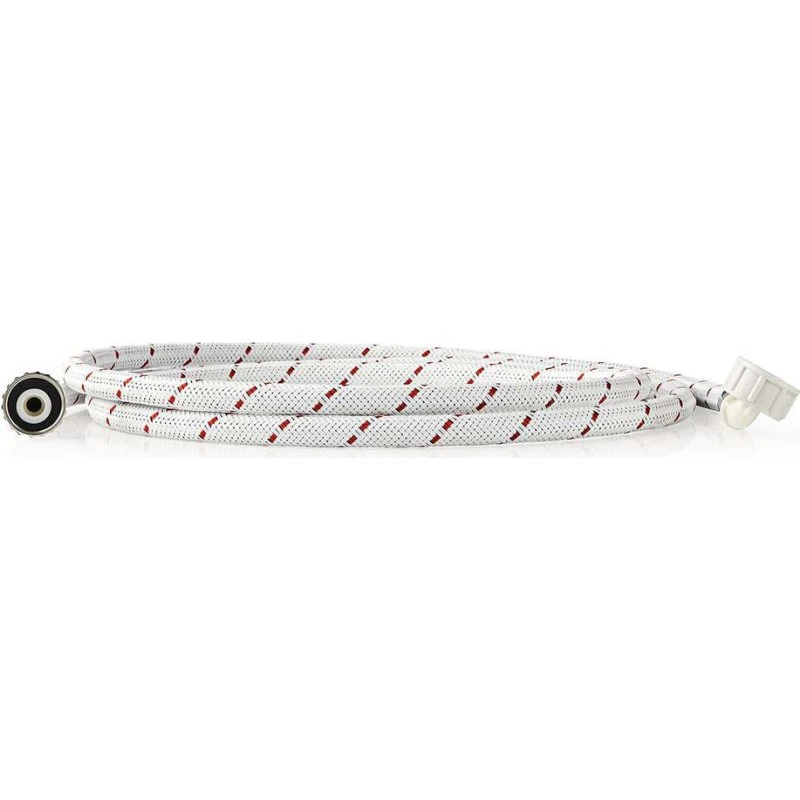 Nedis Nylon Indløbsslange 3/4'' 90° 1,50 m Hvid/Rød
