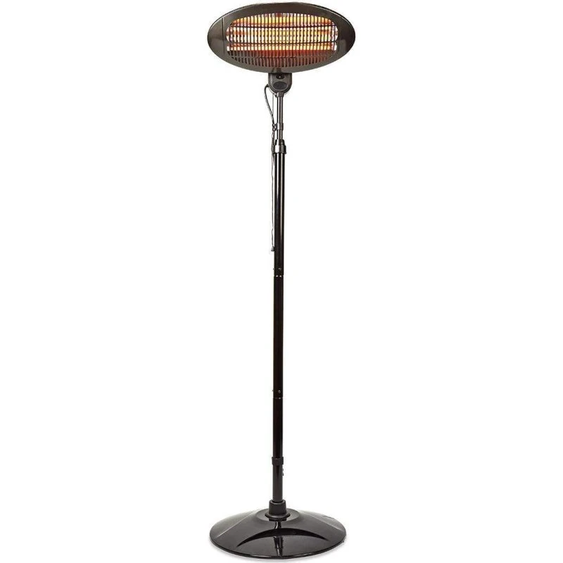 Nedis HTPA120EBK Terrassevarmer 2000W, Sort, 1,9m