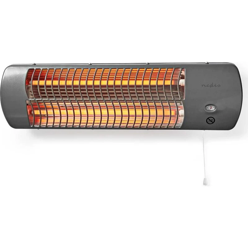 Nedis HTBA10GY Badeværelsesvarmer 1200 W Grå