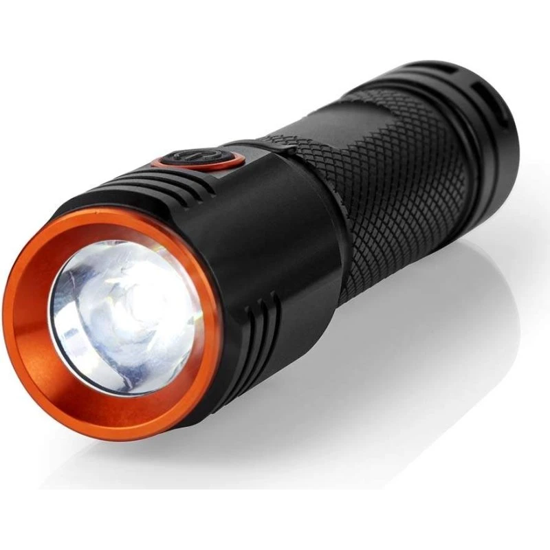 Nedis LED-lommelygte 20 W, 2200 lm, USB-C, 18650-batteri